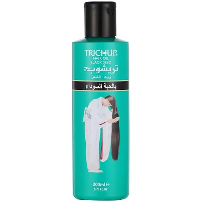 Trichup Black Seed Hair Oil (200ml) – Enriched with Black Seed, Sesame & Coconut Oil For Intensive Nourishment & Damage Protection – Non-Greasy Restoration for Healthy, Strong & Lustrous Hair - Image 1